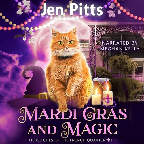 Mardi Gras and Magic Audiolibro Por Jen Pitts arte de portada