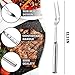 Browne Two Pronged Fork Tine Elite - 11 Inch Kitchen Forks Carving Fork for Meat Stainless Steel Kitchen Utensils Meat Fork Carving - Silver Heavy Duty Serving Fork Carving Set Meat Forks for Kitchen