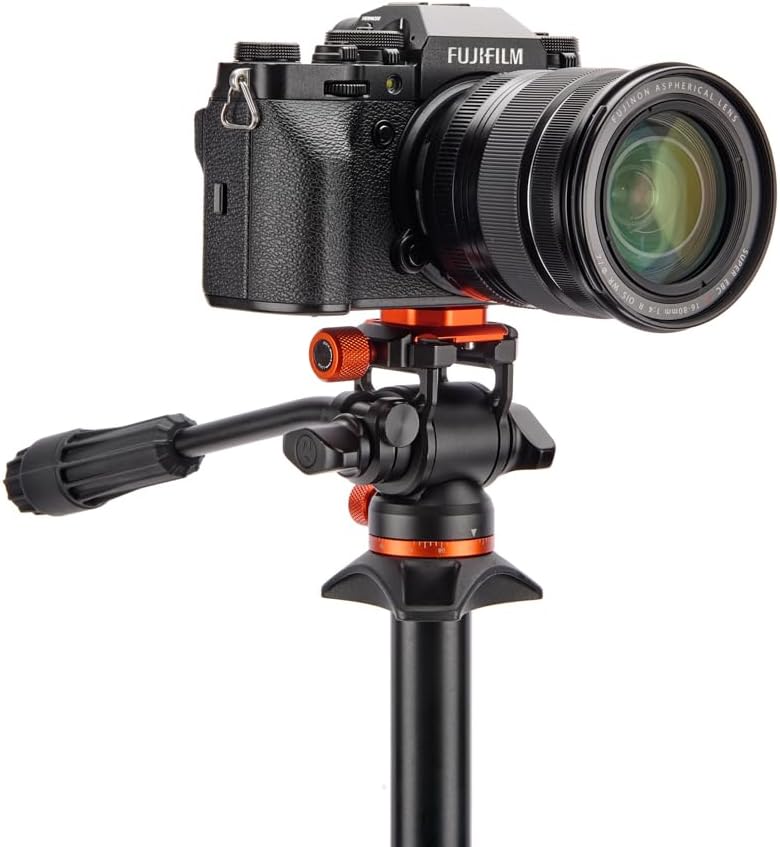 3 Legged Thing AirHed Trinity Multi-use Head for Video, monopods and scopes (Lava - Black/Copper) (AHTRINITY)