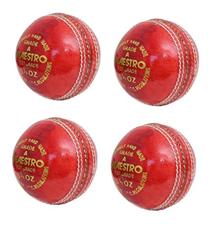 Balle de cricket CW anti-déformation en cuir contre l'humidité du terrain