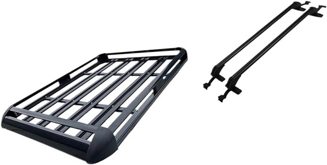 Roof Frame Car Luggage Rack Rack Thickened Aluminum Alloy Roof(Forged Carbon1)