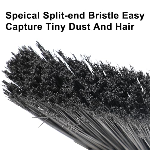 Image of Heavy Duty Red Angle Broom with Long Handle - 3 Pack