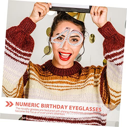 Didiseaon Acessórios De Óculos De Idade 3 Peças Para Homens Óculos De Noiva Adereços Decorações Ócul