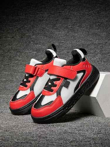 Boys and Girls Board Shoes Sneakers Adjustable Hook and Loop Comfortable Anti-Collision Non-Slip Novelty Cool-Style4