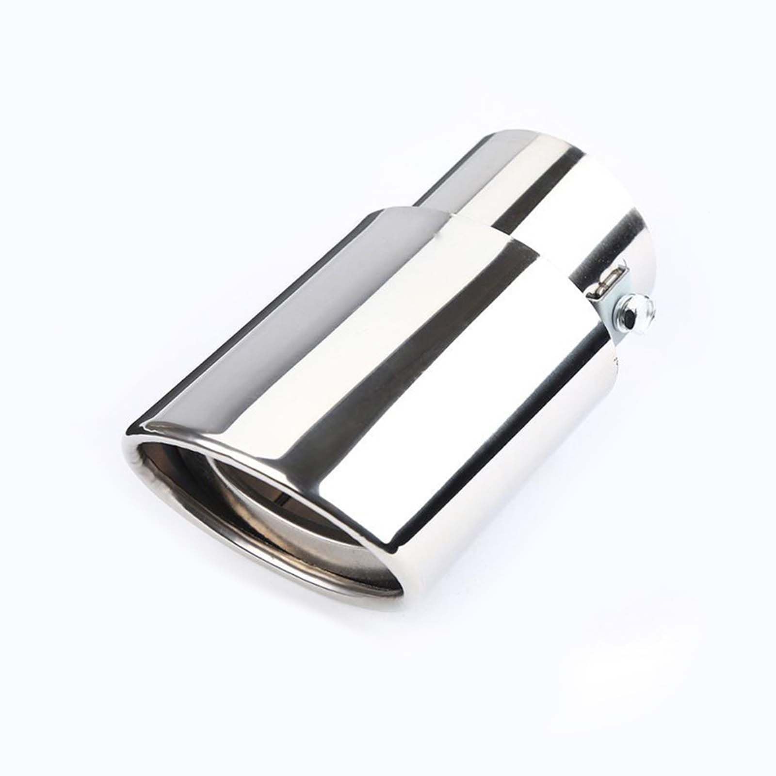 RMWFRFGFU Car Exhaust Tip, for BMW iX3 (X3 Elektro) 2021-2025 Stainless Steel Tail Pipe Cover,Adjustable Bolt-on Exhaust,Heat Resistant Exhaust Finisher,B