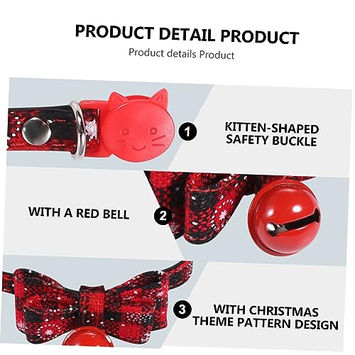 Collar de Navidad cómodo y ajustable que no daña el cuello del perro 4
