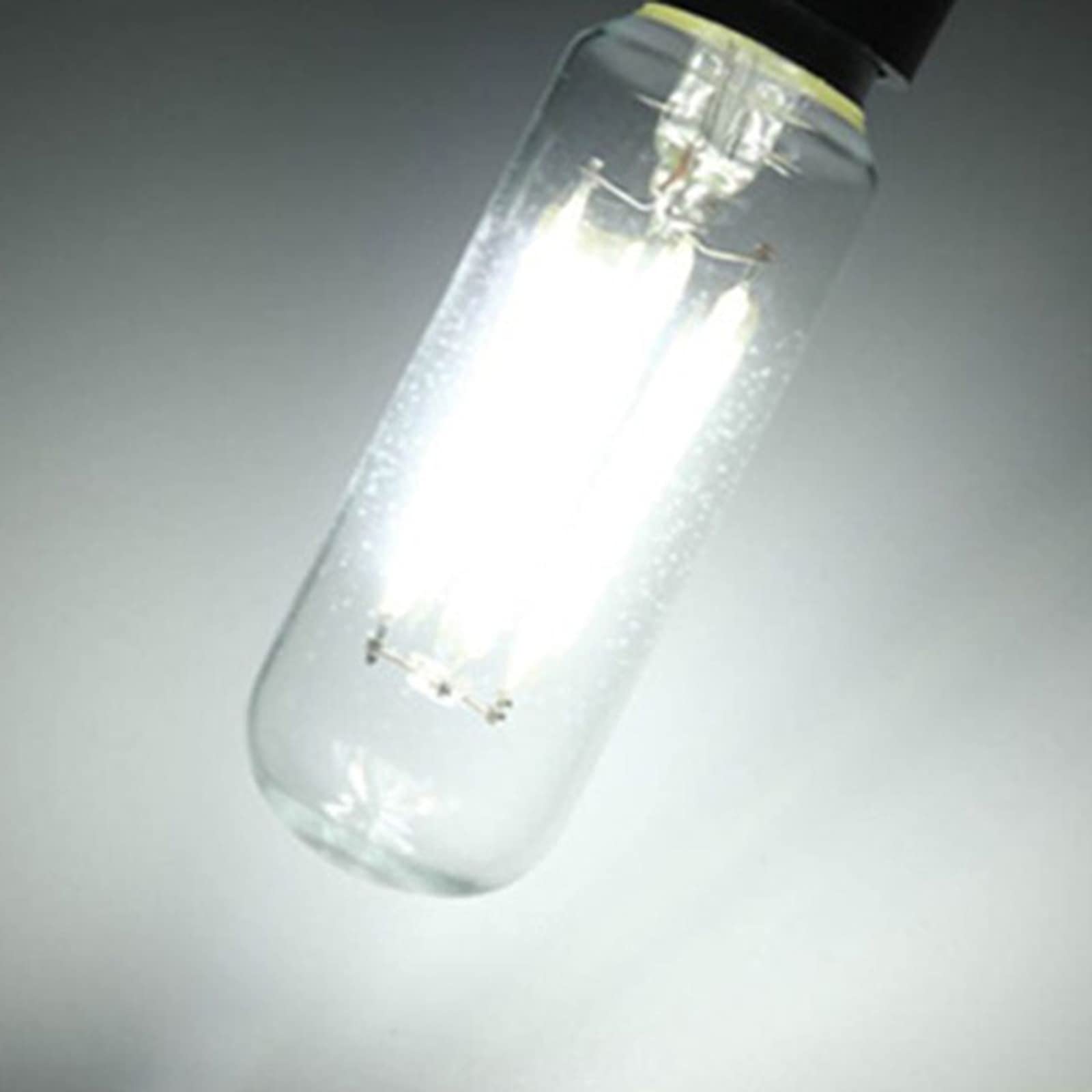 E12 Base LED Bombilla T25 4W Lámpara Espiral Tubular 3000K White cálido 5000k luz de día 50w Bombilla Equivalente 110V 220V (8 Piezas)