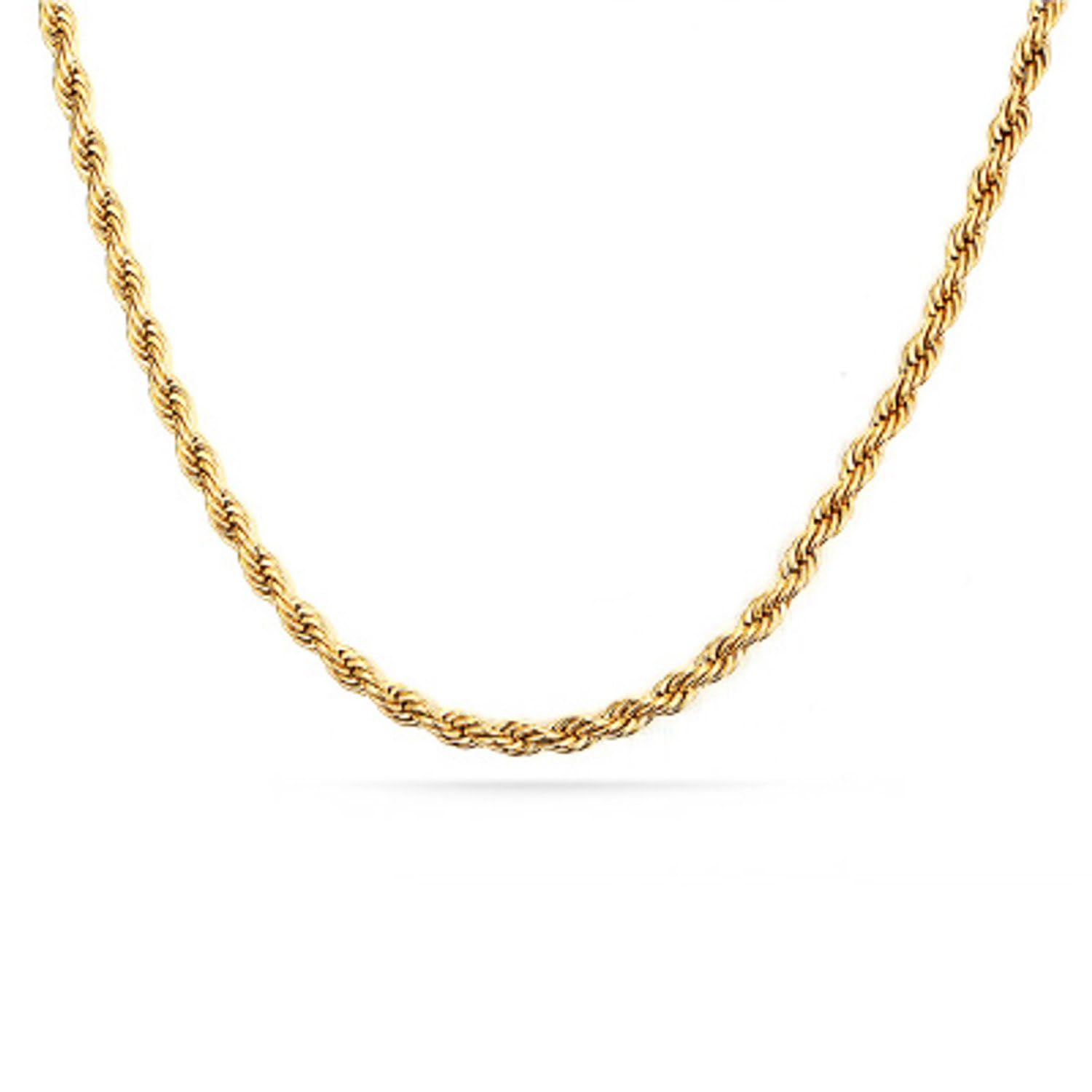 amaal Men's Rope Link Chain for Man Stylish Gold Necklace for men Waterproof Hypoallergenic Stainless Steel Anti Tarnish Waterproof Rust Resistant, Jewellery for mens Gifts for Boys -47-picture-29