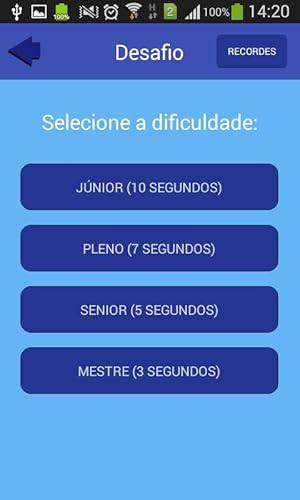 Desafio da tabuada