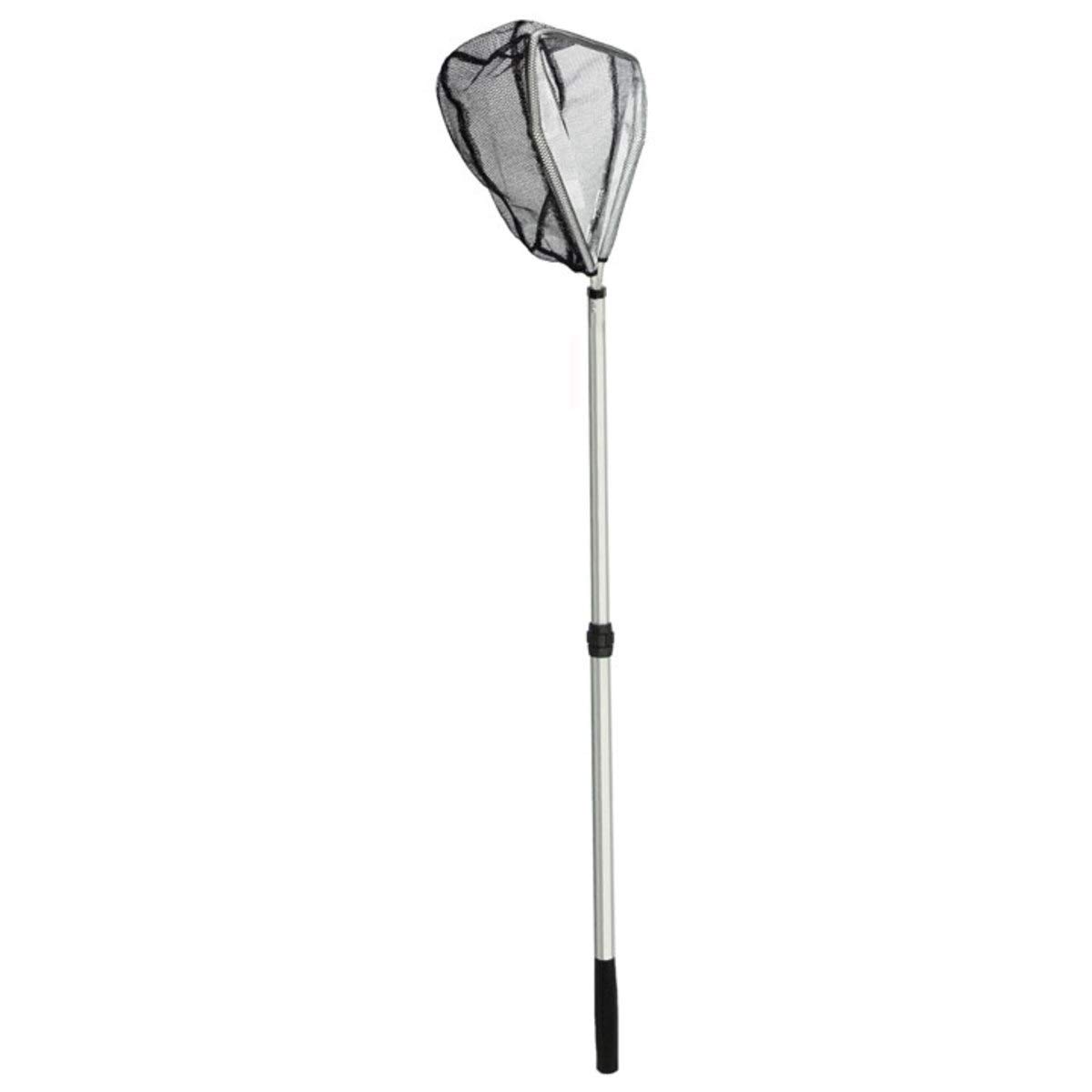 Ubbink Epuisette Pêche Filet Argenté Nylon 113-180 cm Grandes Mailles