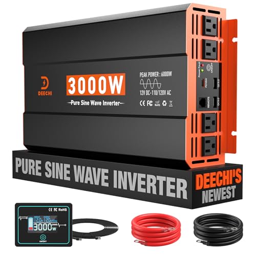3000 Watt Pure Sine Wave Inverter for RV/Truck/Home