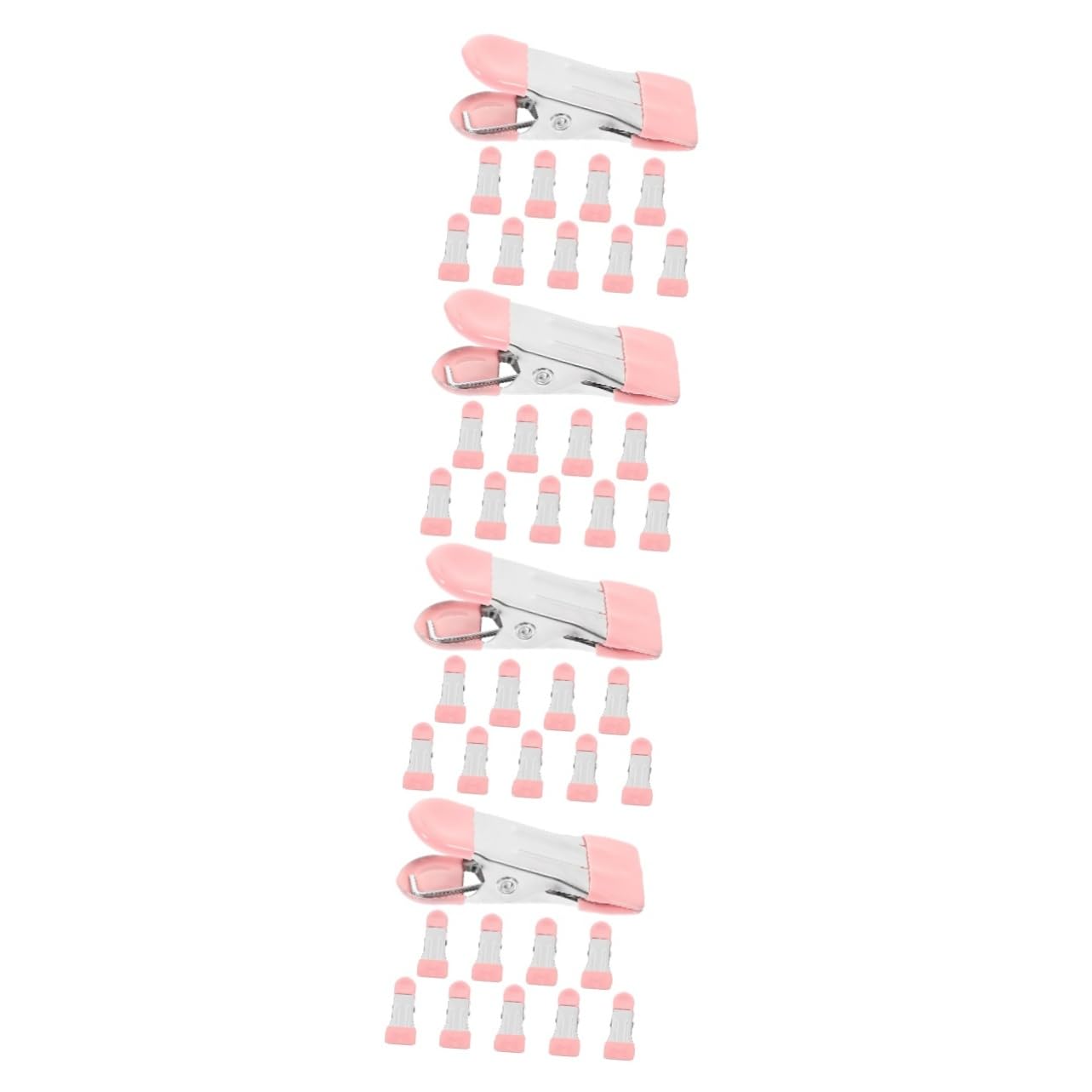 Alipis 4 Set Di Mollette Da Bucato Per Esterni Multiuso Per Patatine Per Foto Per Alimenti Per Stendere I Panni Per Asciugare Design Antivento Ampio Spazio Di Serraggio 10 Pezzi*4