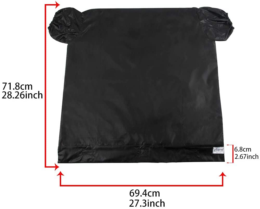 eTone Oversize Filmwechselbeutel Kamera Dedicated Film Entwicklung Darkroom Reißverschlusstasche Double Layer Load Fotografie 27.3X28.26 '' 69 x 72 cm Fotografie Zubehör (L