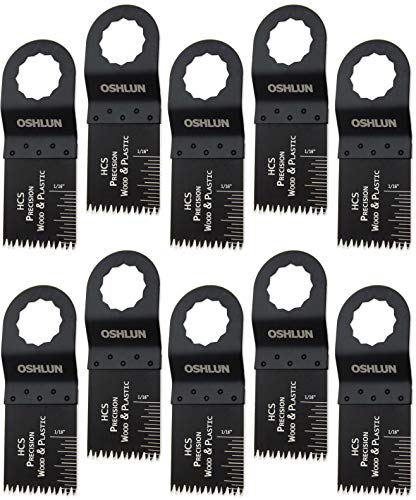 oshlun mms-1003 1-1/3 Zoll Präzision Japan HCS oszillierendes Werkzeug Schneide für Fein Supercut, 3er Pack, MMS-1010 Cover