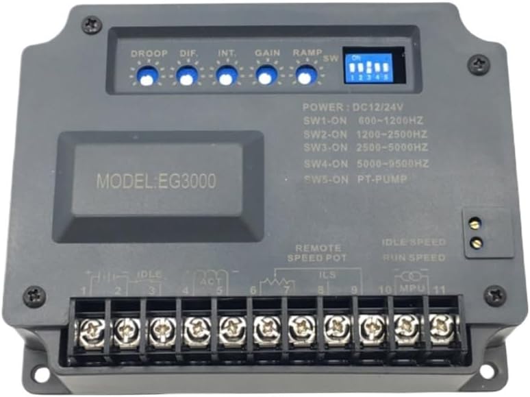 EG3000 Genset Governor Engine Speed Control Unit Controller for Generator Electronic Stabilizer