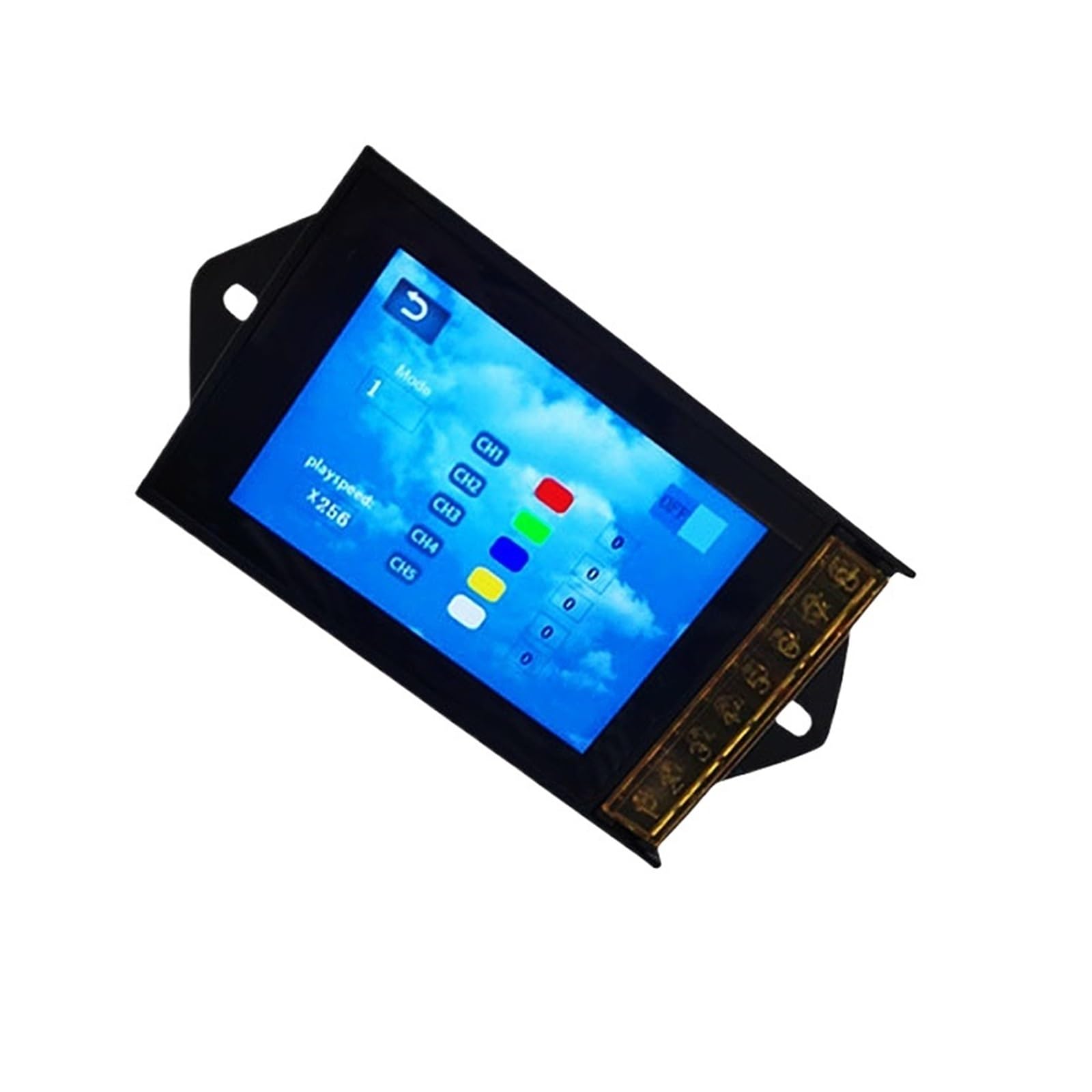 Contrôleur LED programmable NL502 tactile pour automatiser éclairage 5CH