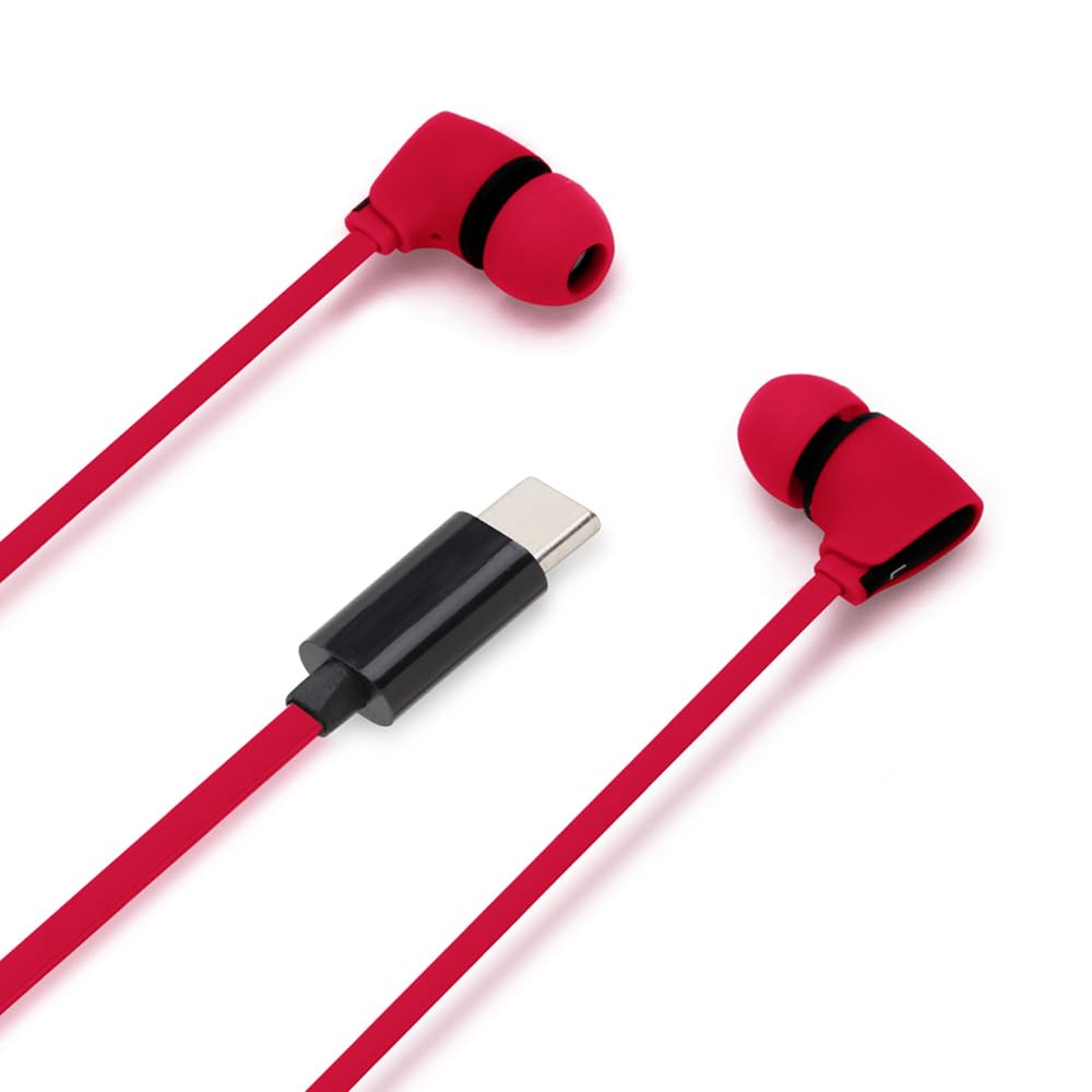 Premium Style USB Type-Cコネクタ ステレオイヤホン カナルタイプ PG-SECE4RD1