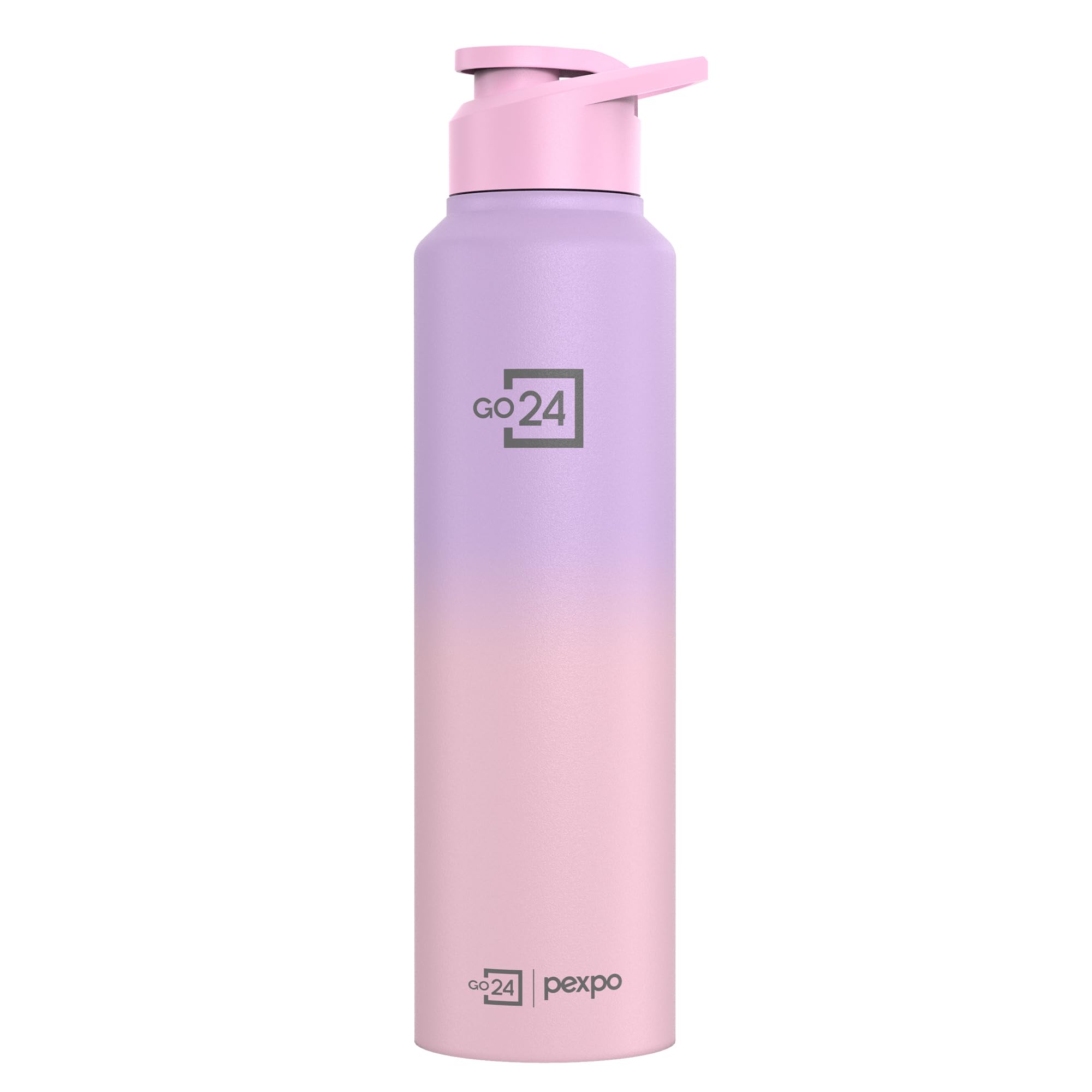 PEXPO Craft Pro 1000 ISI Certified Stainless Steel Sports/Fridge Water Bottle with Sipper Cap, Purple-Pink Ombre |Eco friendly | BPA Free | Water Bottle for Office, Gym, School, Yoga
