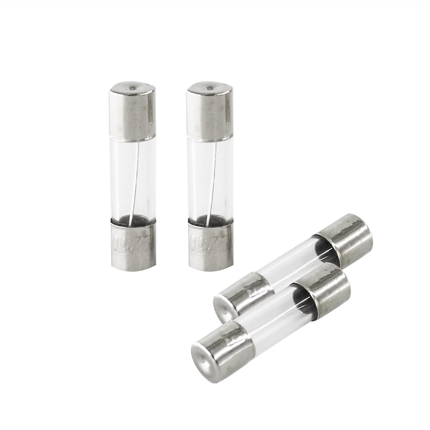 Fuse 50PCS/LOT 10 Kinds 5x20mm Fast Glass Kit in Package 0.2A .5A 1A 3A 8A 10A 15A 20A/250V 5 * 20mm Insurance Tube(5A)