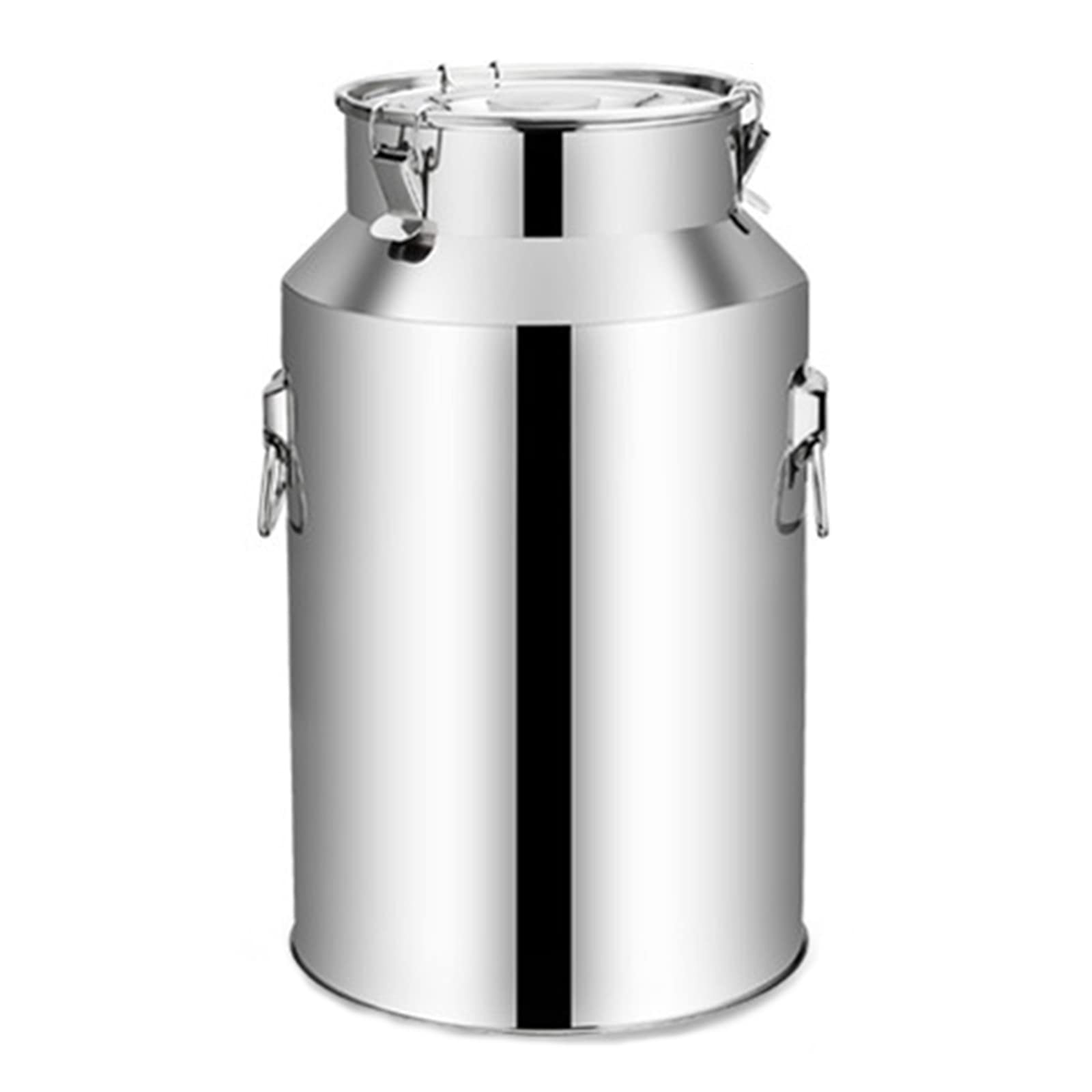 GTHTUHFD Heavy Duty Milk Can, 48L Stainless Steel Transport Bucket For Dairy, Oil, Wine, Tea With Sealed Lid,88L