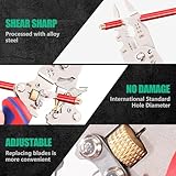 16 in 1 Wire Stripper Twister for Cutting and Pulling Wires, Multifunctional Cable Scissors, Voltage Tester Pliers with Voltage Tester&Alarms, Detectable 12-250V for Professional and Home Use (Set)