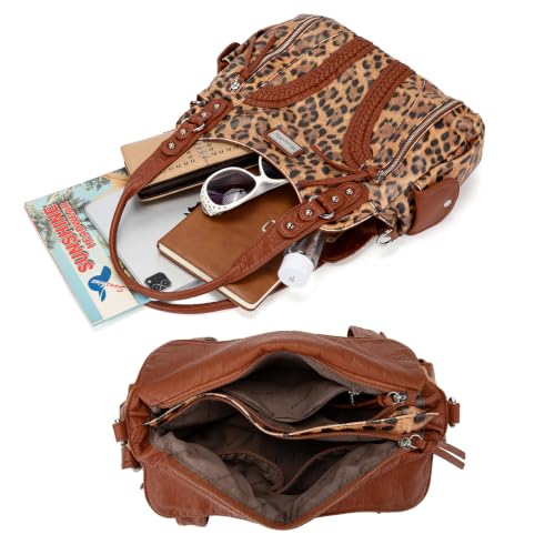 Image of Montana West Hobo Bag Soft Handbag with Crossbody Strap | Everyday Use Purses for Women, Large Capacity Handbag, Casual Hobo Bag