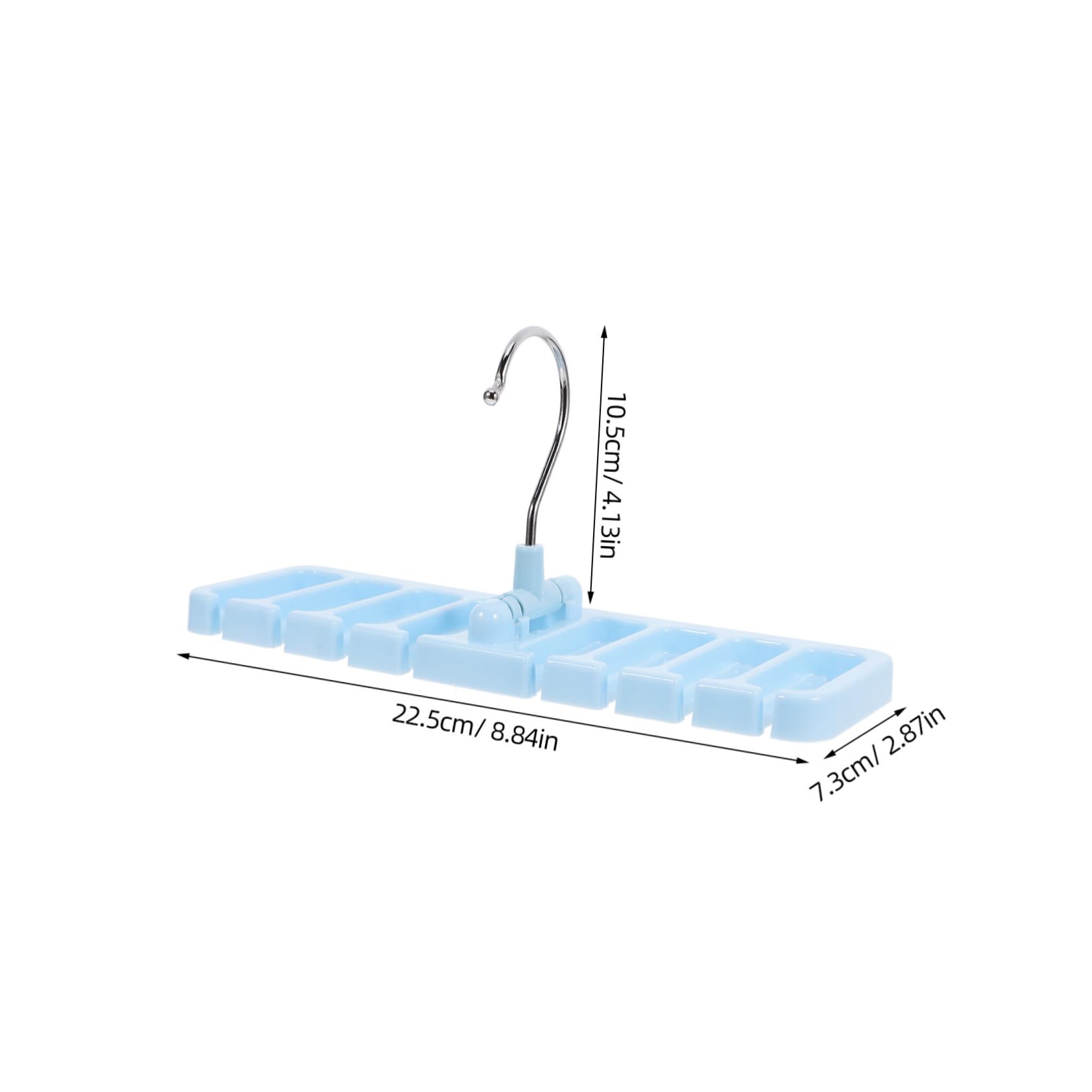 HOOTNEE Belt Hanger for Closet Tie and Scarf Organizer Multifunctional Rack for Belts Ties and Scarves Sturdy Material Easy Installation Closet Storage