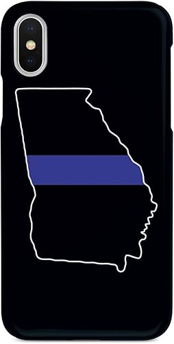 Miniatura 9 de Inspired Cases - Compatible con Galaxy S10 Case - Funda protectora con textura 3D para Samsung Galaxy S10 - Thin Blue Line - Georgia