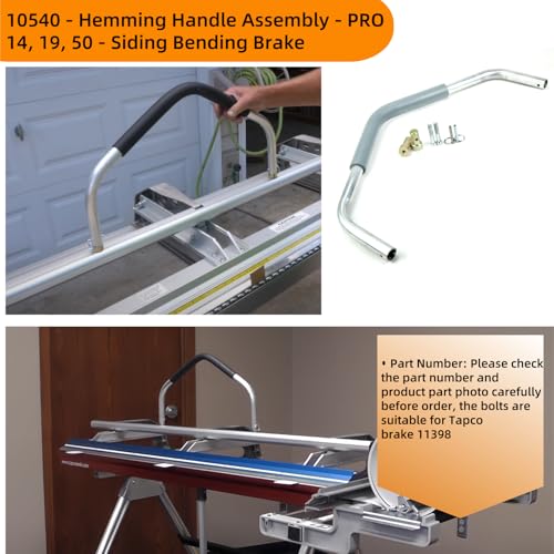 Wspeesi 10540 - Hemming Handle Assembly - PRO 14, 19, 50 - Siding Bending Brake for tapco siding Brake. - Image 3