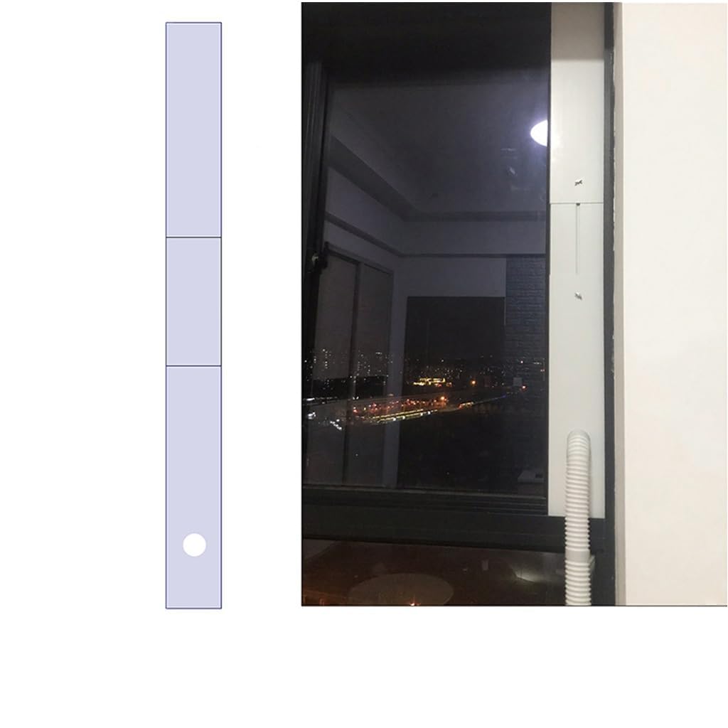 Filtros de aire purificador de aire para caja de arena para gatos, desodorización física fuerte para limpiar el olor y mantener el aire fresco (deflector de ventana (0,8 m-1,8 m))