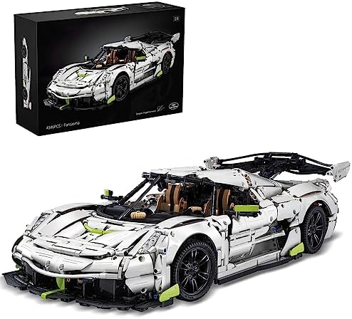 MISINI Fantasma Super Car Building Kit,4346/pcs MOC Building Blocks for Adults and Teens,1:8 Model Sports car Sets, C61048W Technology Bricks