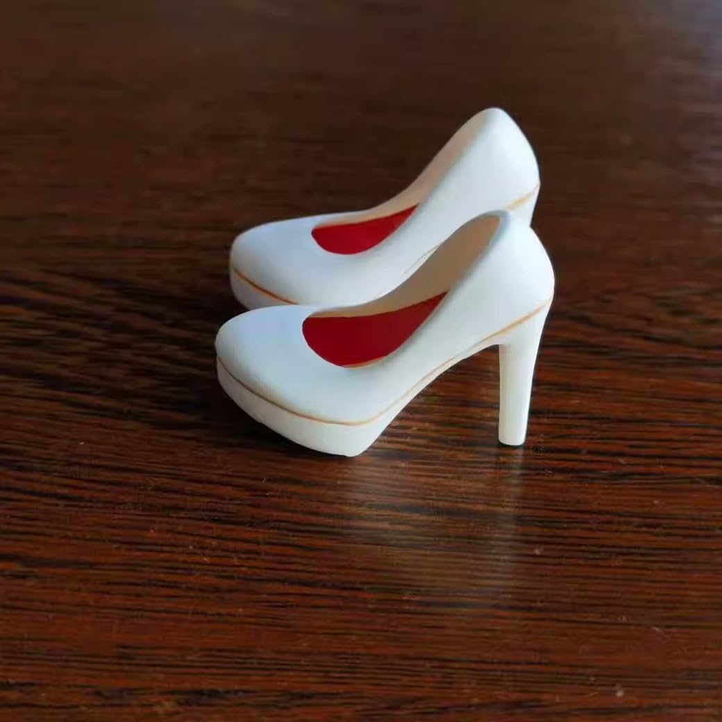 Figurine action PH TBL chaussures 1/6 talons hauts blancs accessoires cuir