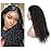WPPIKK 13x4 Lace Front Wigs Human Hair Pre Plucked 180 Density Brazilian Wet and Wavy Human Hair Wigs for Black Women Glueless Curly Lace Frontal Wig Natural Color (10 Inch)