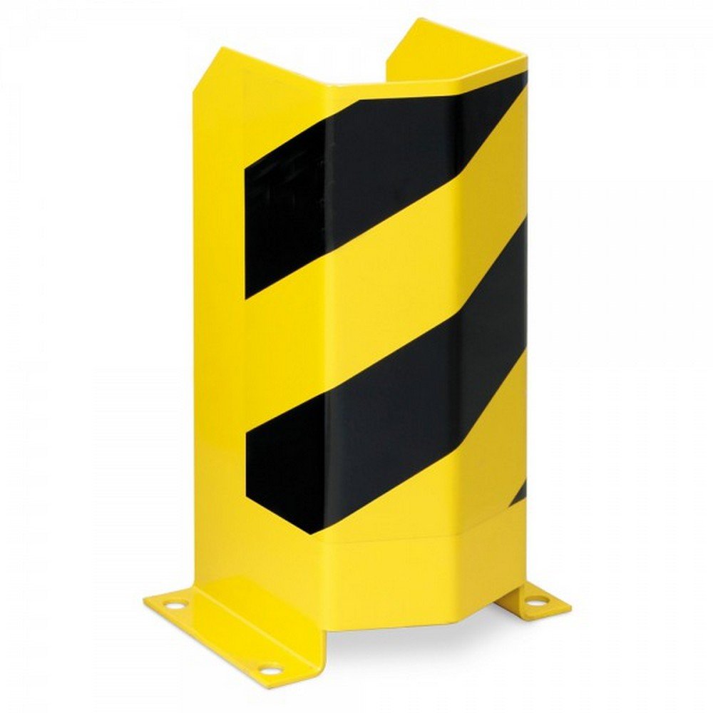 Protección antiarranque en forma de U, 400 mm de alto, incluye material de fijación – para soportes de estantería/esquinas