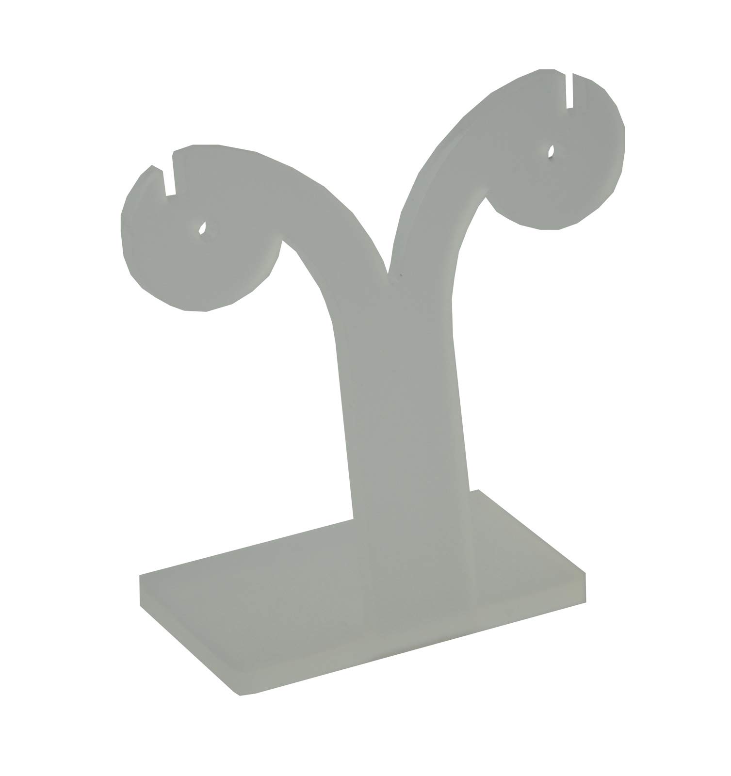 Acrylic Tree Earring Display Drop Stud Dangle Stand jewellery Showcase (Small) (Frosted, Number of stands - 1)