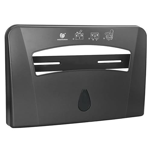 Dispensador de fundas de asiento de inodoro, soporte de papel desechable, soporte de papel desechable para uso comercial y residencial, CHUANGDIAN,