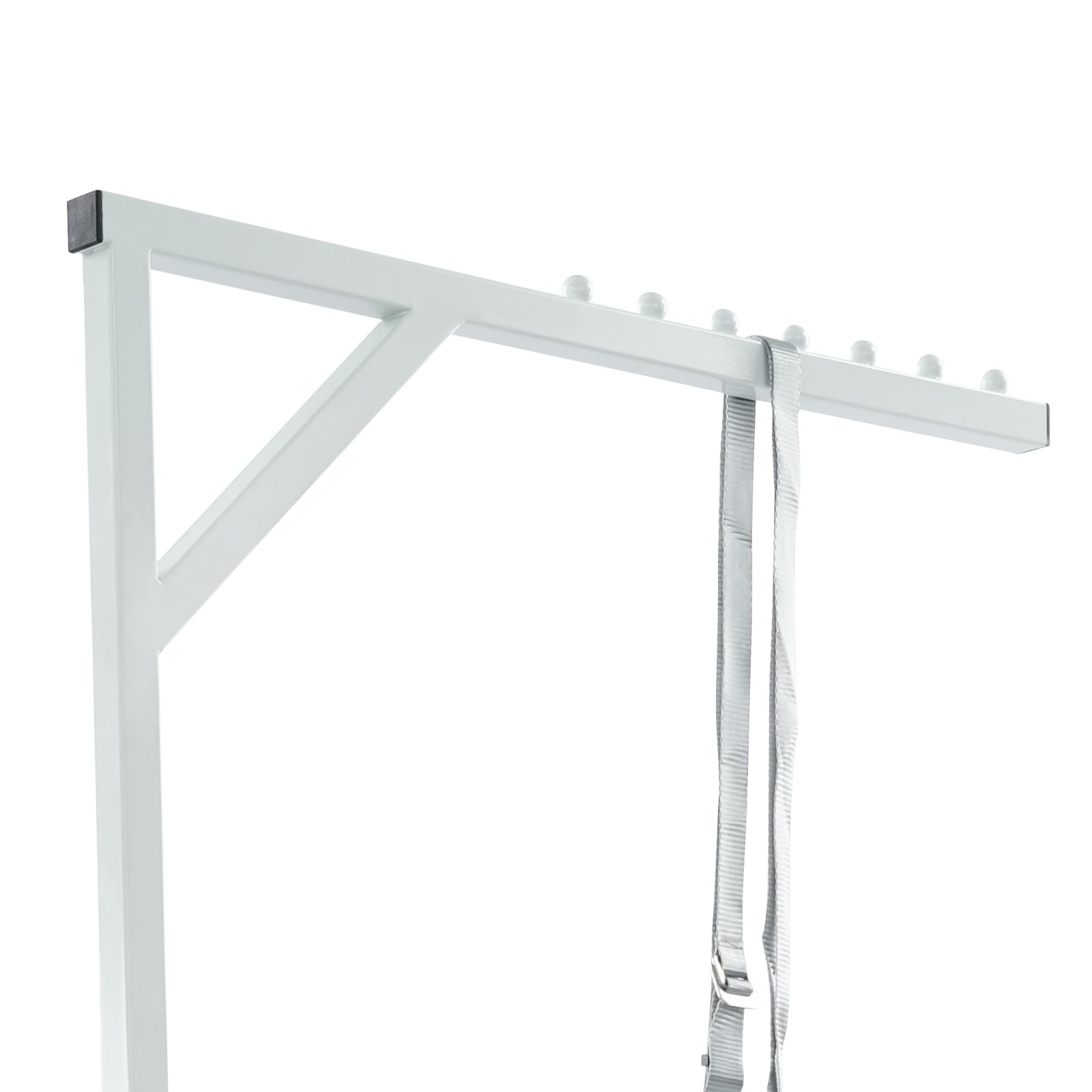 Barra trapezoidal para movilidad de la cama, barra de dominadas de alta resistencia con soporte de suelo, capacidad de carga de 150 kg, ayuda para levantarse, cama trapezoidal con ruedas universales
