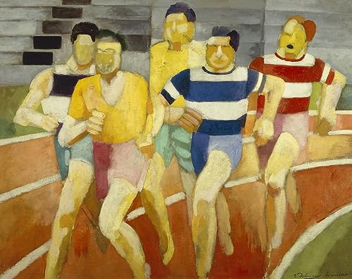 Impresión sobre lienzo abstracta i corridori de Robert Delaunay, cuadro para dormitorio 60x90