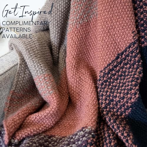 Filato Acrilico Jiffy Bonus Bundle Di Filati Lion Brand Per Uncinetto, Melanzane, 1 Confezione - 4