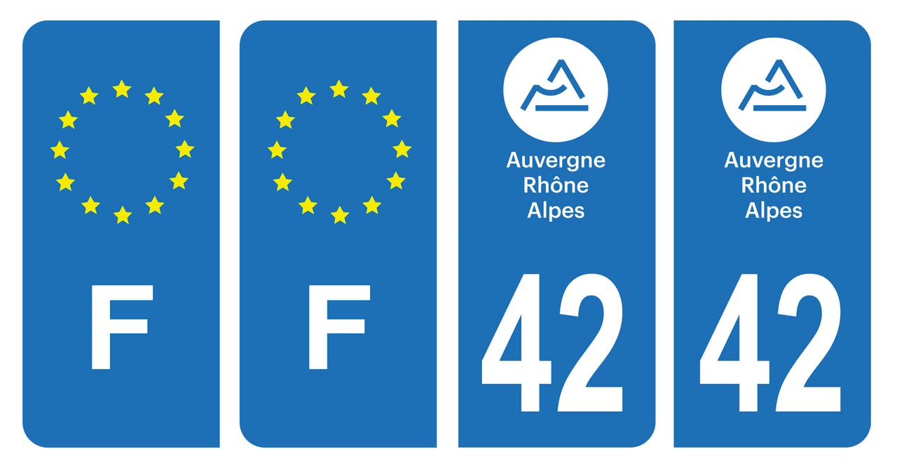 Sticker Département Allier Stickers Autocollants Plaques