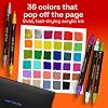 ARTISTRO 36 Dual Tip Pens, Dot & Fine Tips Paint Markers – Paint Pens Set for Fabric, Rock, Glass, Wood, Coloring Books – Arts & Crafts Gift – Classroom Must Haves & School Supplies #1