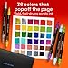ARTISTRO 36 Acrylic Paint Markers for Rock, Fabric, Wood, Glass, Eggs - Dual-Tip Paint Pens for Coloring Books for Adults, Teens, Kids - Art & Craft Supplies - Gift Idea - Easter Basket Stuffers