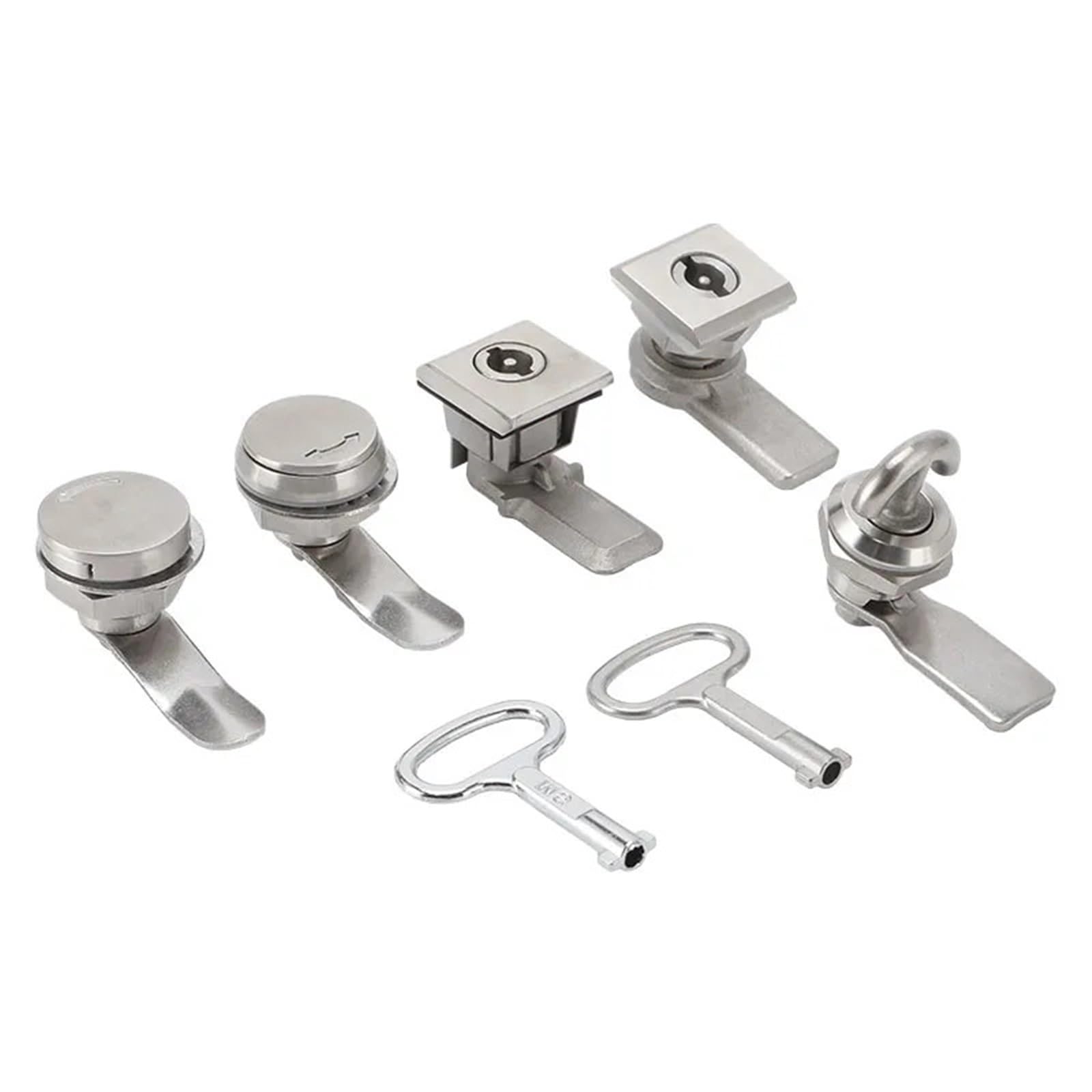Ntbpeyzvqf 1 Set Stainless Steel Drawer Electric Cabinet Lock Mail Box Locker Cam Cupboard Door Tongue Furniture Industry Hardware(1)