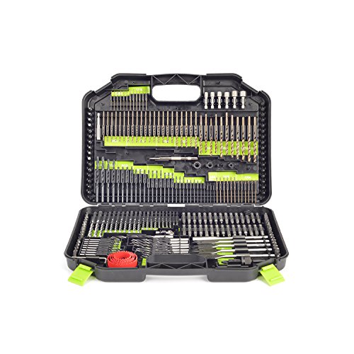 Preisvergleich Produktbild Greenworks DTC-20246 Bohrer- und Antriebs-Set, Schwarz