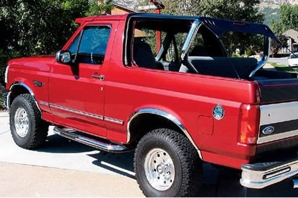 QMI 275002 -Fender Trim Compatible With Ford F Series Or Bronco (Full Arch) Mirror Polished Stainless Steel 2" Wide Width Set Of 4 by QMI - Image 4