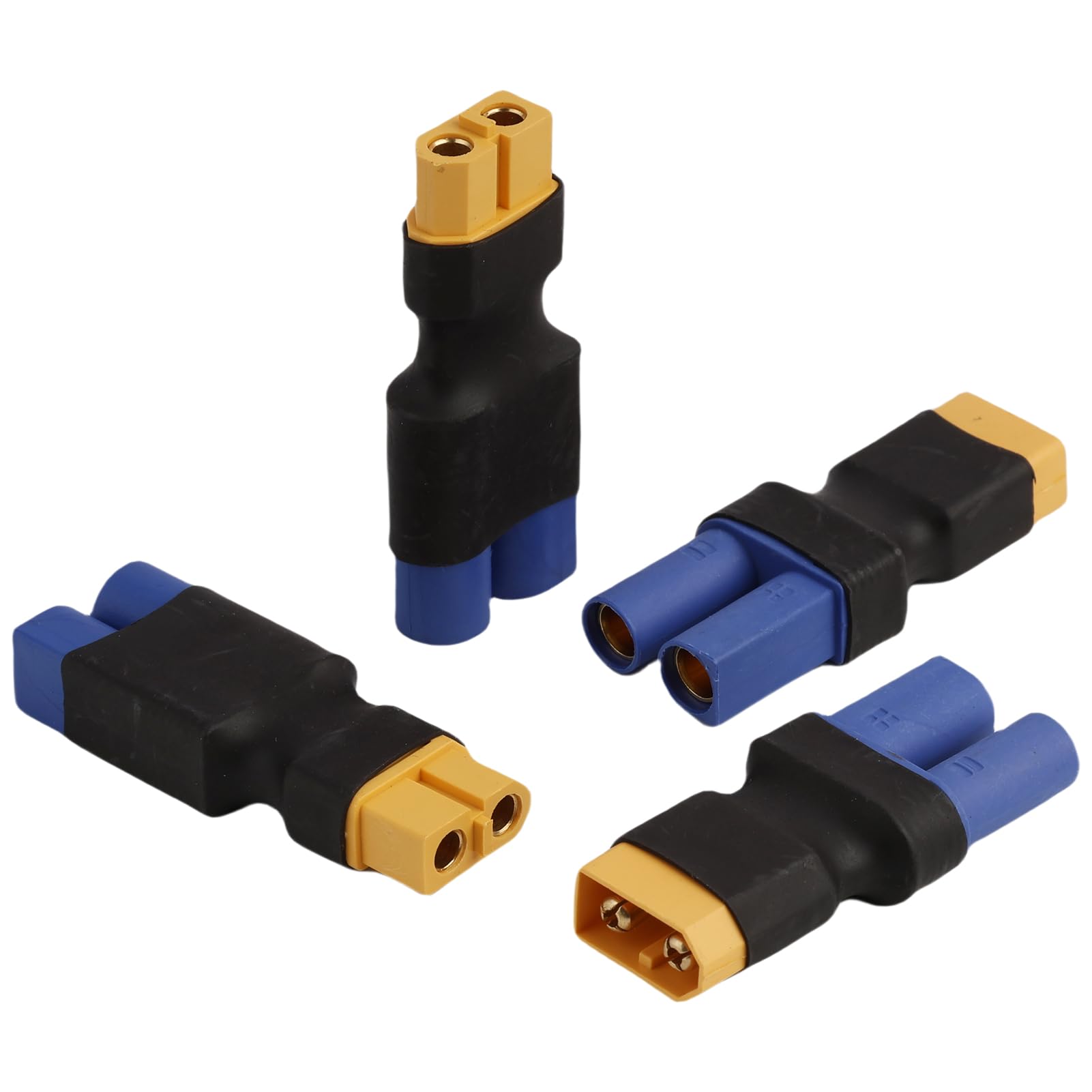 SET ADATTATORE CONNETTORE auto 8 paia XT150 RC spine proiettile banana