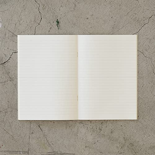 Image of DESIGNPHIL Midori 15304006 Notebook, MD Notebook, Light, A5, Horizontal Rule, Set of 3, A