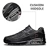 Padgene Men Women Running Shoes Sports Trainers Breathable Lightweight Sneakers Air Cushion Low Top Footwear Waking Fitness Lace up Shoes for Walking Gym Jogging Fitness Athletic Casual #3