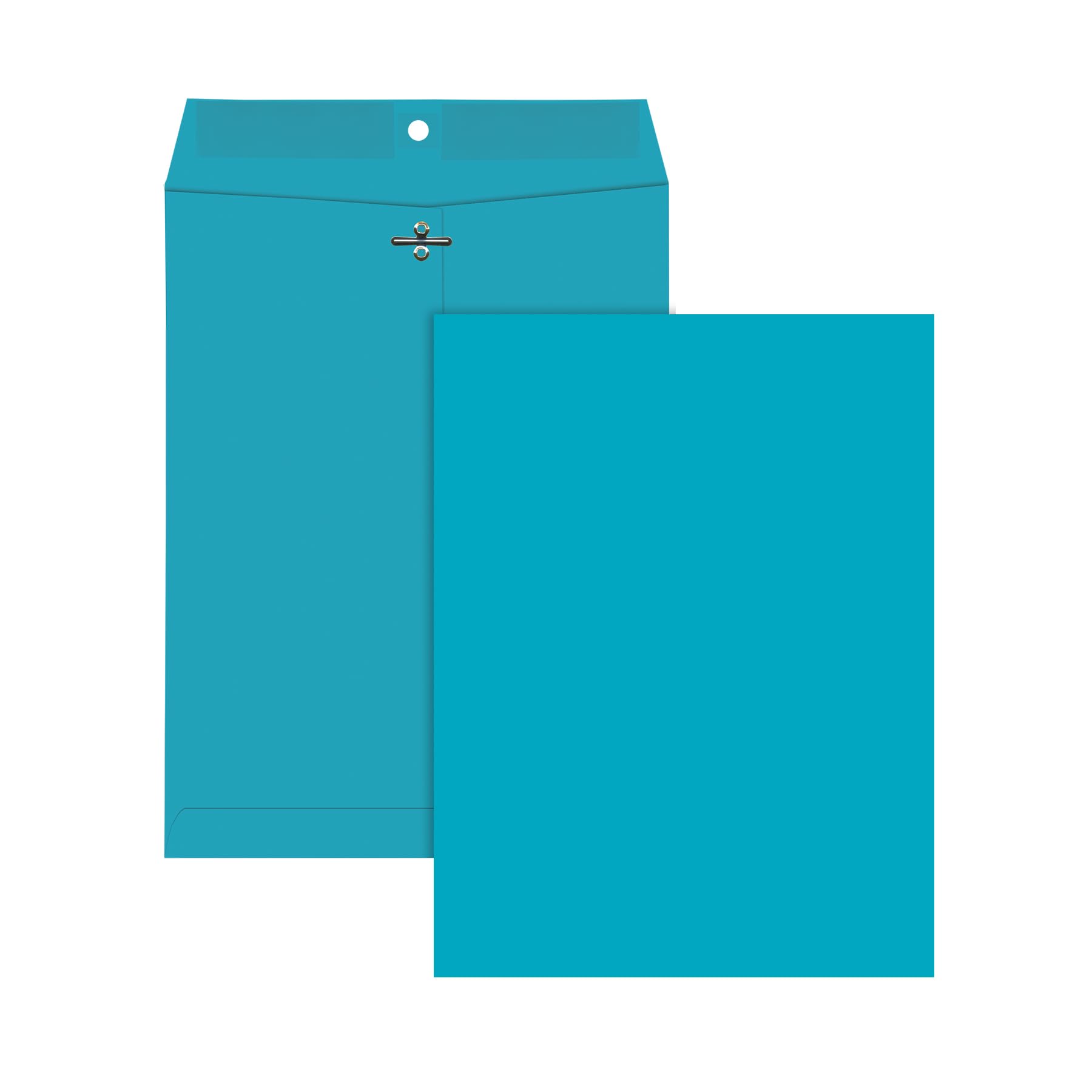 Quality Park Clasp Envelopes, 9 x 12 inches, Blue, Pack of 10 (38737)