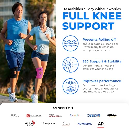 Image of Modvel ELITE Knee Brace for Men & Women - Patella Gel Pads & Side Stabilizers for ACL, Meniscus Tear, Arthritis & Injury Recovery - Maximum Support for Running, Sports & Joint Pain Relief